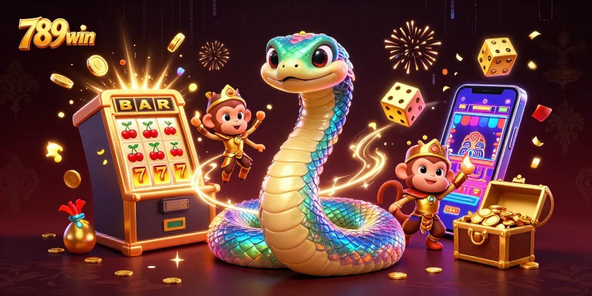 Experience the thrill of winning at 789win with an exciting jackpot scene full of colorful casino elements.