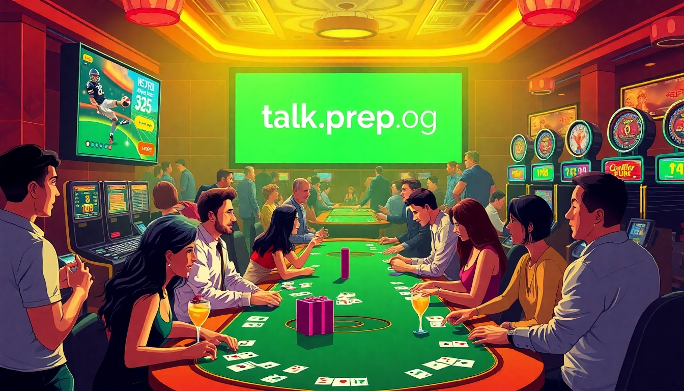Experience the thrill of gambling at https://talkprep.org/ with diverse activities and vibrant atmosphere.