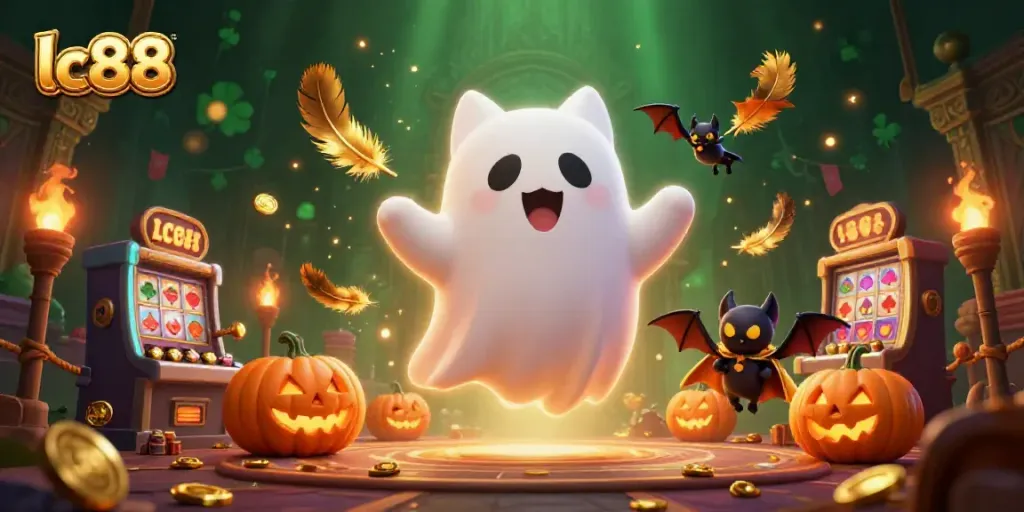 Engage with lc88 as a ghost cat and vampire bat explore a haunted casino mansion.
