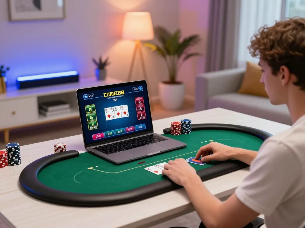 Immerse in the thrilling online poker experience at open88 while enjoying a comfortable home setting.