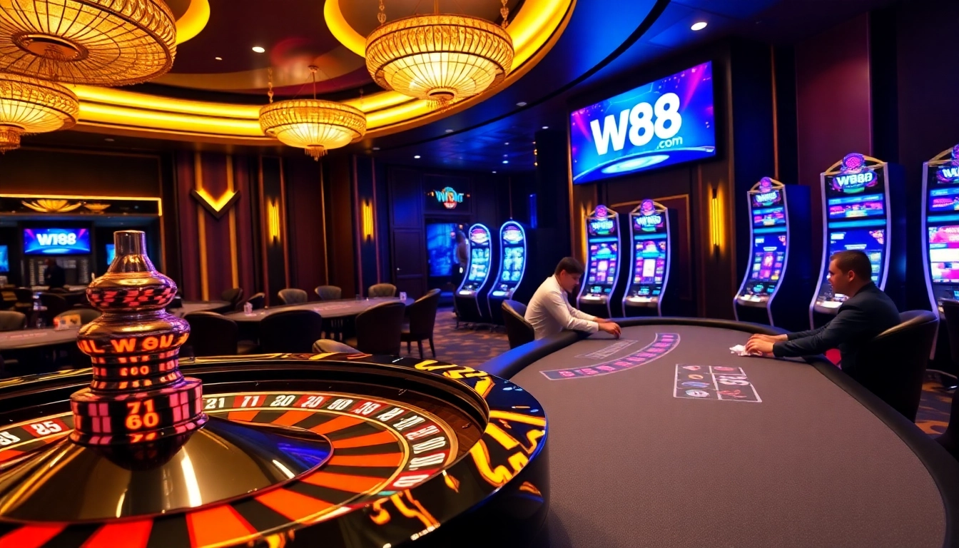Experience the thrill of gambling at ww88 com with vibrant casino tables and excitement.