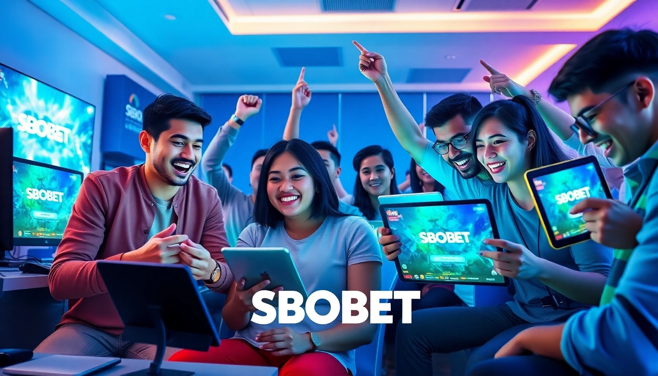 Engaging players at SBOBET.dance enjoying diverse online betting experiences.