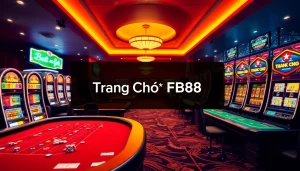 Experience the excitement of Trang Chủ FB88 with vibrant online casino games and engaging gambling activities.