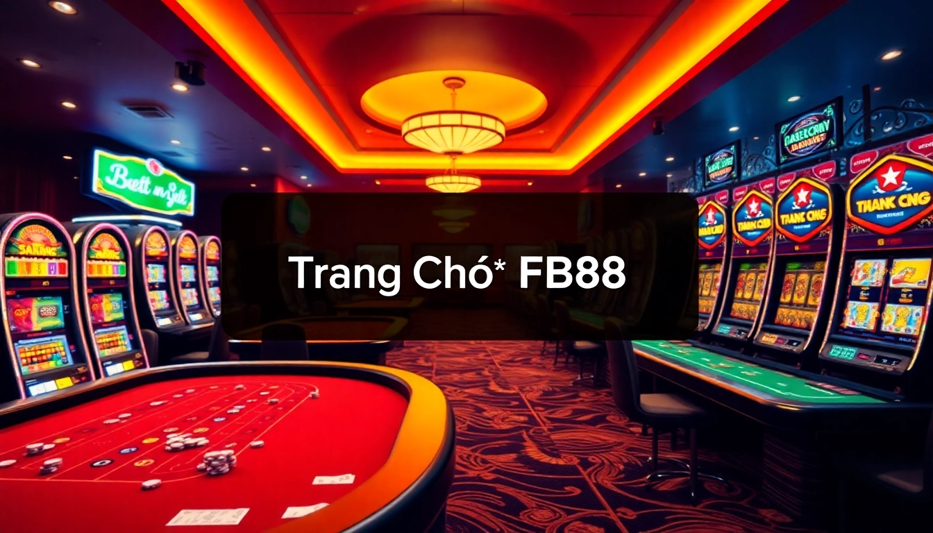 Experience the excitement of Trang Chủ FB88 with vibrant online casino games and engaging gambling activities.