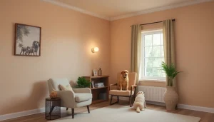 Experience effective anxiety treatment in Sydney with compassionate therapy sessions, featuring a welcoming space and therapy dog.