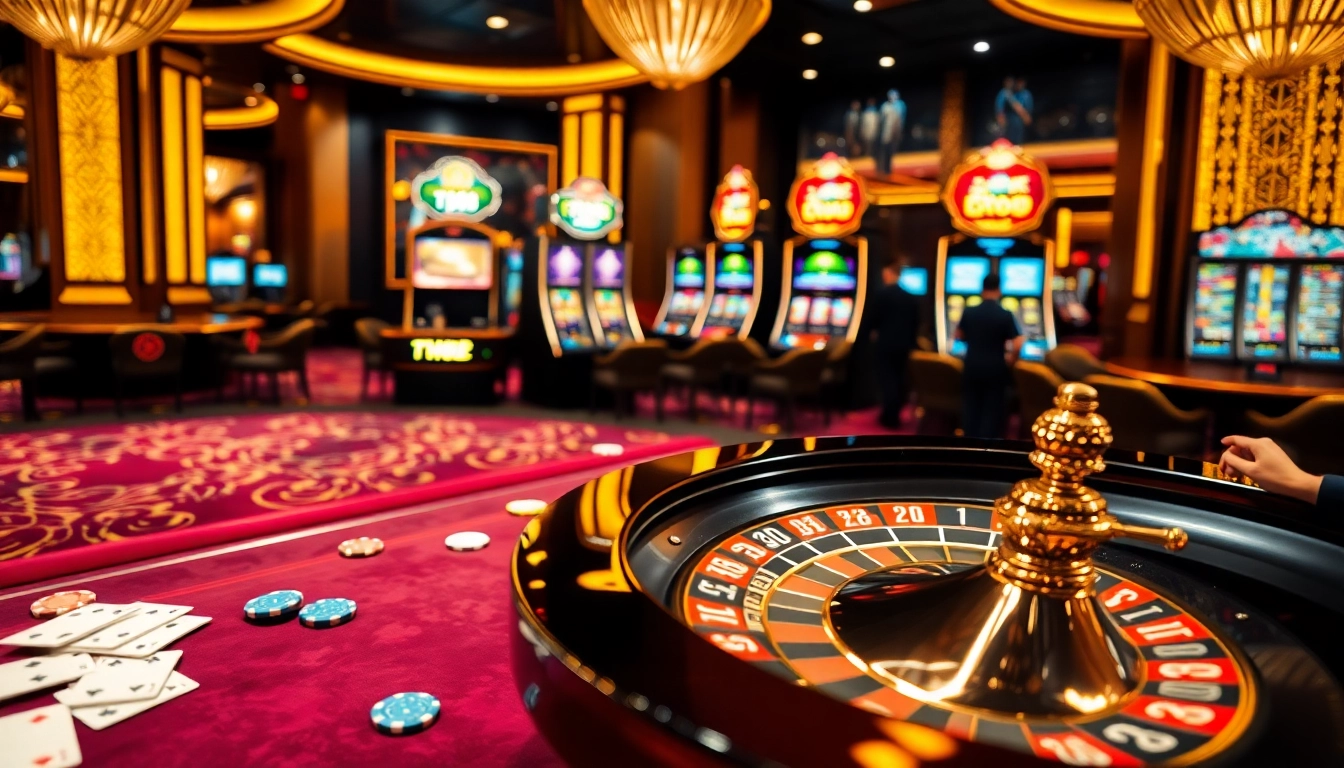 Experience luxury gaming at the TT88 casino with vibrant tables and engaging gameplay.