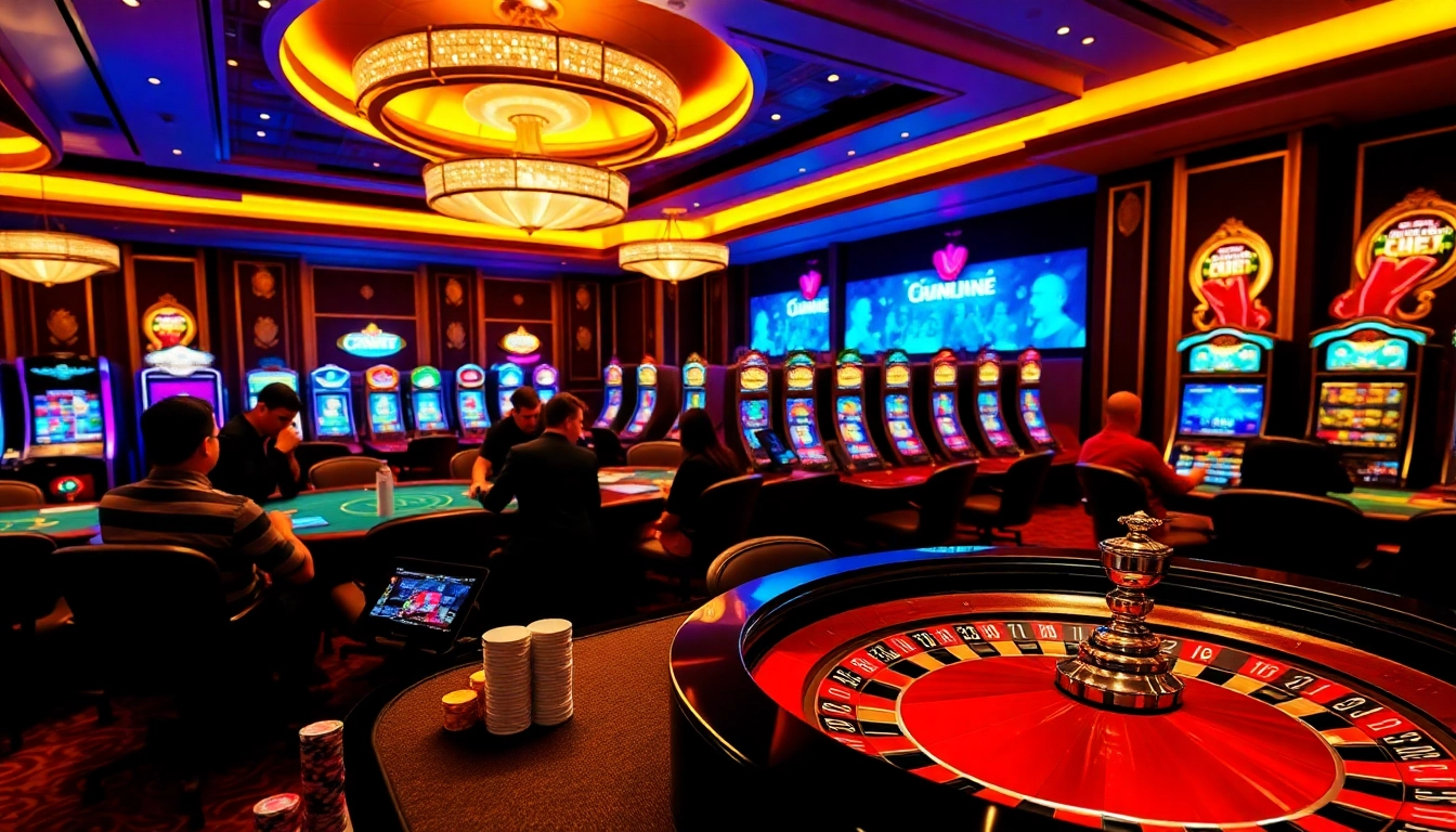 Experience the excitement of betting at Trang chủ Thabet with vibrant casino games and players.