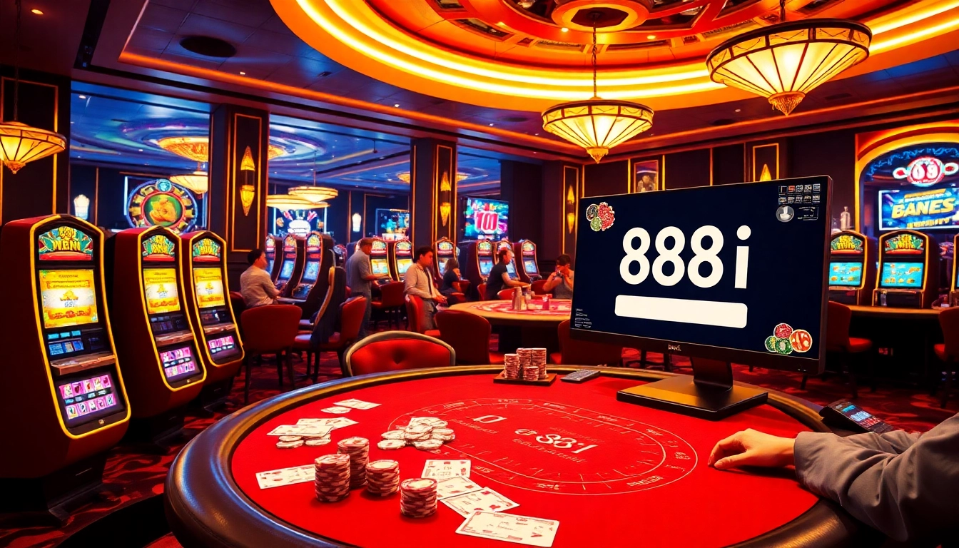 Experience the excitement of betting with link 88i at a vibrant online casino.