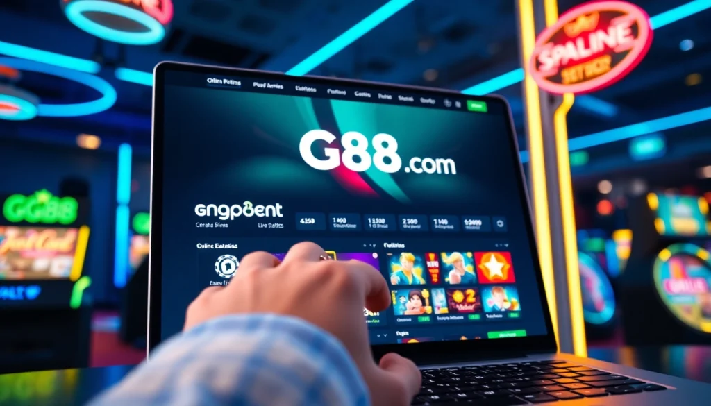 Experience the excitement of online betting at gg88.com with a vibrant, interactive gaming interface.