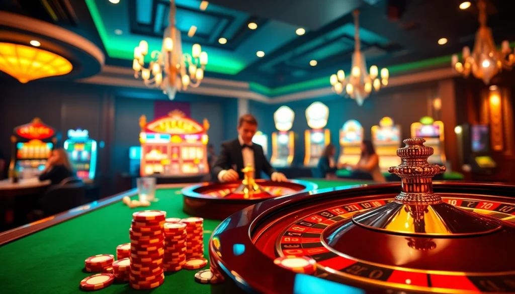 Play exciting card games at nhà cái uy tín 32Win surrounded by vibrant casino visuals.