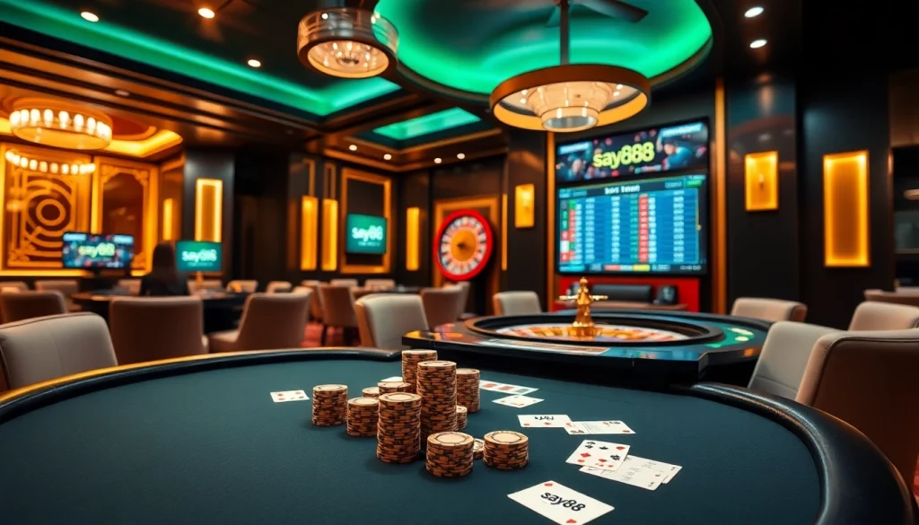 Experience the thrill at say88 with high-stakes poker and live betting excitement.