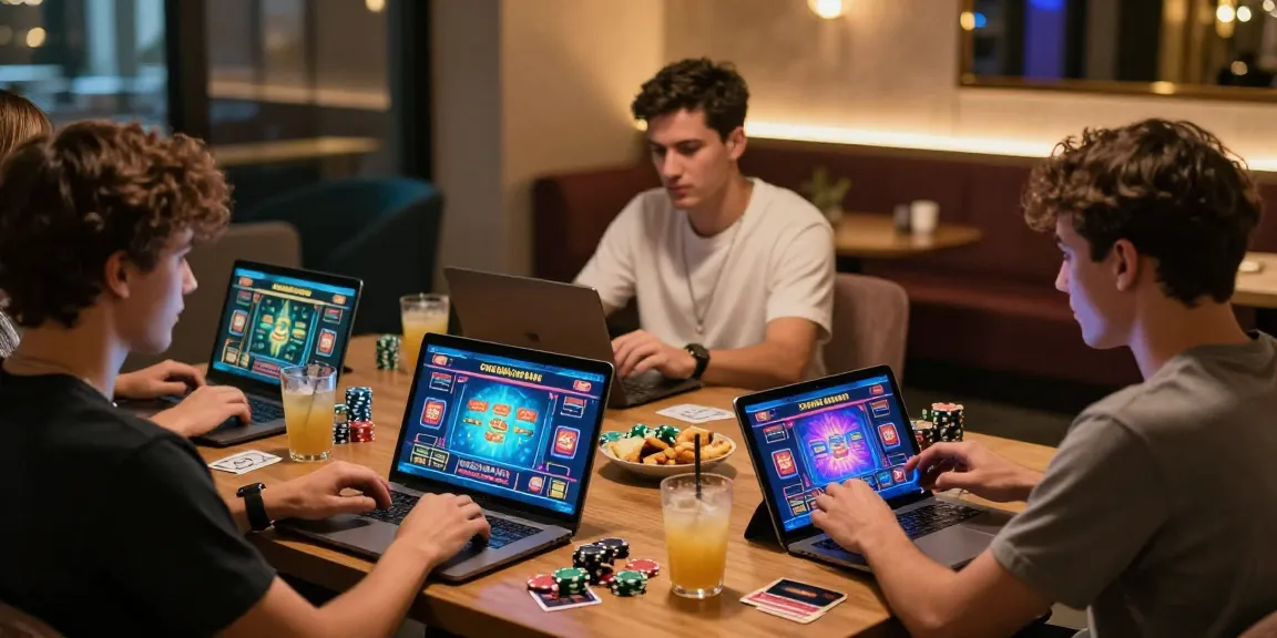 Engaging players enjoying credit card casino sites with vibrant graphics and relaxed atmosphere.