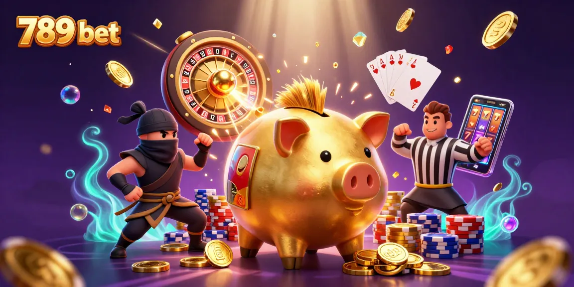 Win big with 789 bet at the exciting casino featuring vibrant characters and gold coins.